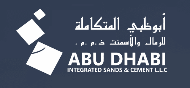 Abu Dhabi Integrated sand & cement logo